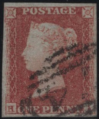 145027 1849 DIE 1 1d PL.94 (SG8)(HA) FINE USED.