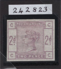 145162 1884 2d LILAC ERROR IMPERFORATE (SG189a) VERY FINE UNUSED.