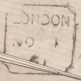 145210 1861 THREE COLOUR COMBINATION COVER LONDON TO VERA CRUZ, MEXICO 1d (SG40), 2d PL.9 (SG45) AND 1s PALE GREEN (SG73) x 2.