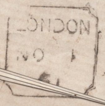 145210 1861 THREE COLOUR COMBINATION COVER LONDON TO VERA CRUZ, MEXICO 1d (SG40), 2d PL.9 (SG45) AND 1s PALE GREEN (SG73) x 2.