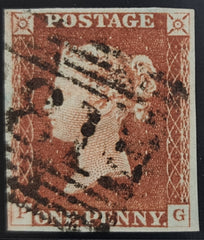 150005 1845 1D PL.58 (SG8)(PG) FINE USED.