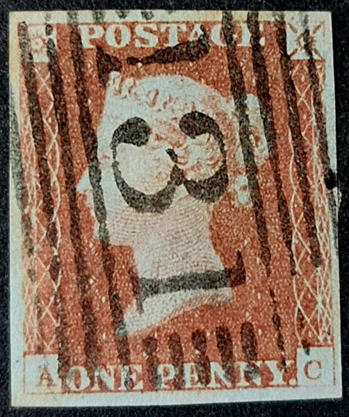150009 1846 1D PL.72 (SG8)(AC) FINE USED.