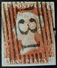 150009 1846 1D PL.72 (SG8)(AC) FINE USED.