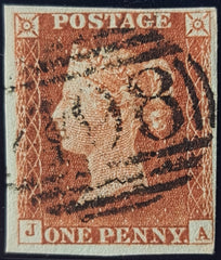 150011 1843 1D PL.43 (SG8)(JA) FINE USED.