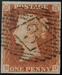 150013 1844 1D PL.46 (SG8)(BD) GOOD USED.