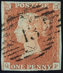 150020 1845 1D PL.64 (SG8)(QF) FINE USED.