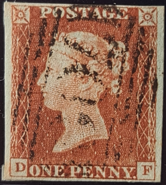 150045 1843 1D PL.39 (SG8)(DF) FINE USED.