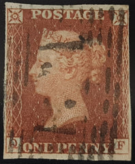 150065 1844 1D PL.47 (SG8)(QF) GOOD TO FINE USED.