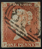 150070 1845 1D PL.63 (SG8) (FH CONSTANT VARIETY SPEC BS52b).