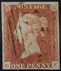 150085 1846 1D PL.71 (SG8)(GA) FINE USED.