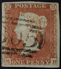 150100 1852 1D PL.149 (SG8)(MH) GOOD USED.