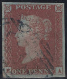 150172 1848 1D PL.85 (SG8)(EA RE-ENTRY SPEC BS74a) VERY FINE USED.