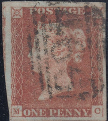 150251 1845 1D PL.58 (SG8)(MC) GOOD USED.