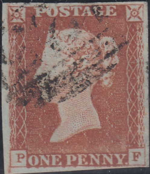 150257 1845 1D PL.59 (SG8) (PF BASAL SHIFT SPEC BS48d) FINE USED.