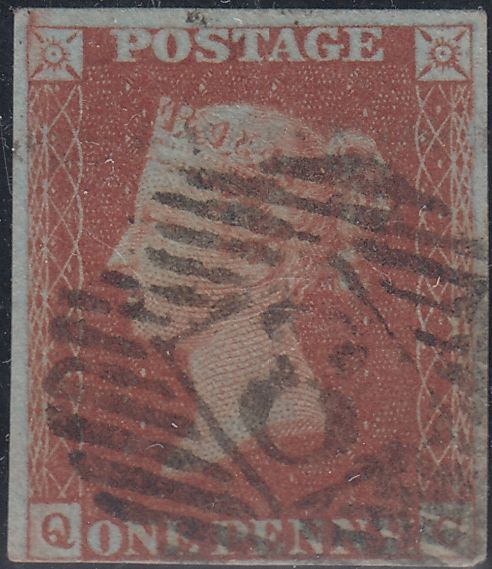 150258 1845 1D PL.59 (SG8)(QC) FINE USED.