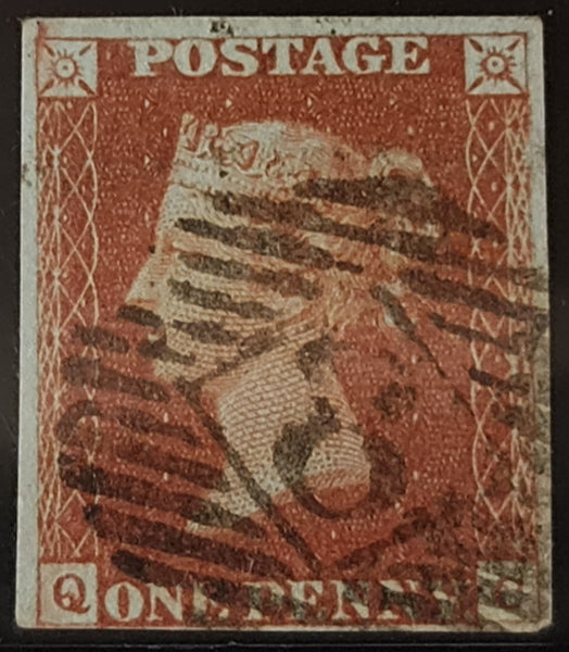150258 1845 1D PL.59 (SG8)(QC) FINE USED.