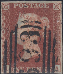150264 1844 1D PL.48 (SG8)(IA) FINE USED.