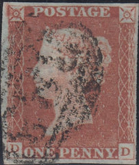 150265 1845 1D PL.60 (SG8)(DD) GOOD USED.