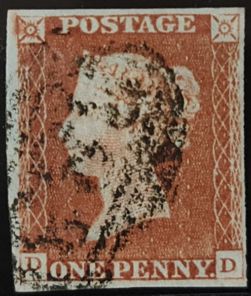 150265 1845 1D PL.60 (SG8)(DD) GOOD USED.