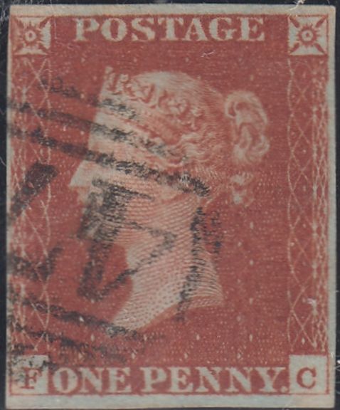 150270 1846 1D PL.66 (SG8)(FC) GOOD USED.