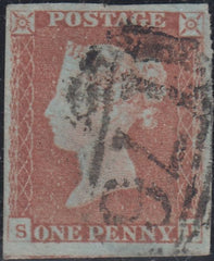 150274 1846 1D PL.71 (SG8)(SI) FINE USED.