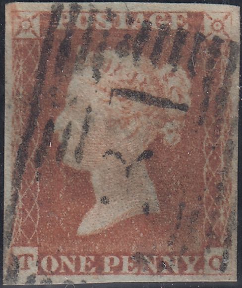 150276 1846 1D PL.66 (SG8)(TC) USED.