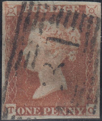150276 1846 1D PL.66 (SG8)(TC) USED.