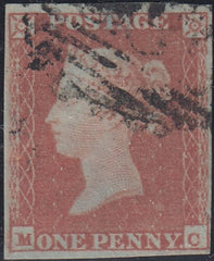 150277 1849 1D PL.89 (SG8)(MC) GOOD USED.