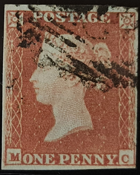 150277 1849 1D PL.89 (SG8)(MC) GOOD USED.