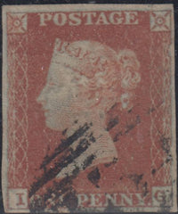 150283 1844 1D PL.50 (SG8)(IG) FINE TO VERY FINE USED.