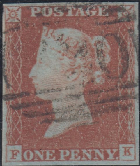 150285 1844 1D PL.46 (SG8)(FK) FINE USED.