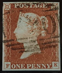 150285 1844 1D PL.46 (SG8)(FK) FINE USED.