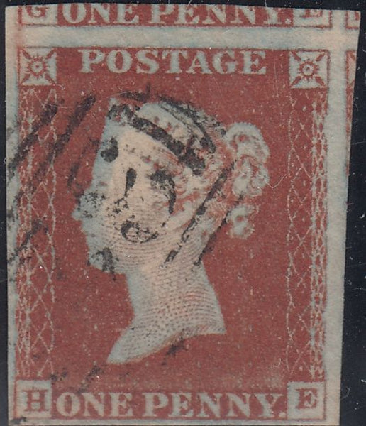 150291 1844 1D PL.50 (SG8)(HE) FINE USED.