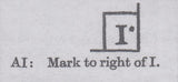 150295 1844 1D PL.44 (SG8)(AI CONSTANT VARIETY) MISSING IMPRIMATUR LETTERING GOOD USED.