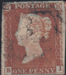150296 1844 1D PL.48 (SG8)(BI) GOOD USED.