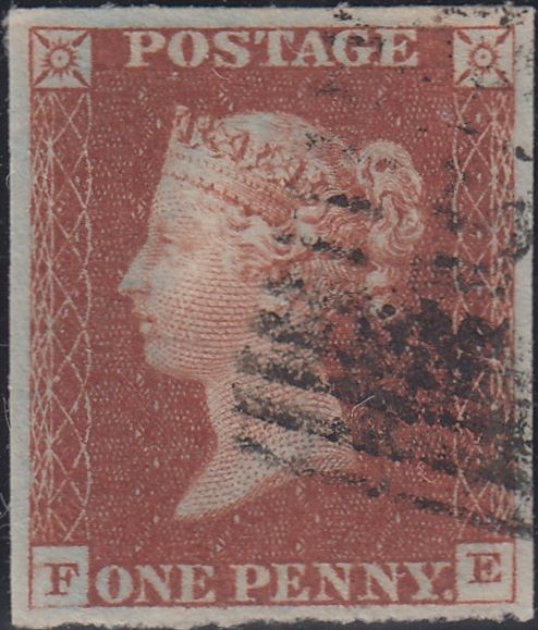 150297 1844 1D PL.48 (SG8)(FE) FINE TO VERY FINE USED.
