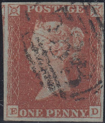 150298 1844 1D PL.48 (SG8)(ED) FINE USED.
