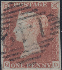150304 1847 1D PL.74 (SG8)(QD) FINE TO VERY FINE USED.