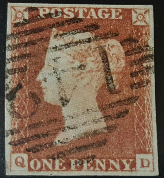 150304 1847 1D PL.74 (SG8)(QD) FINE TO VERY FINE USED.