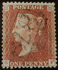 150312 1855 DIE 2 1D PL.6 S.C.14 (SG24)(SF) FINE USED.