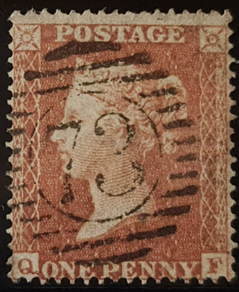 150313 1855 DIE 2 1D PL.6 S.C.16 (SG21)(QF) FINE USED.