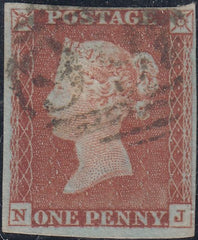 150340 1845 1D PL.60 (SG8)(NJ) FINE USED.