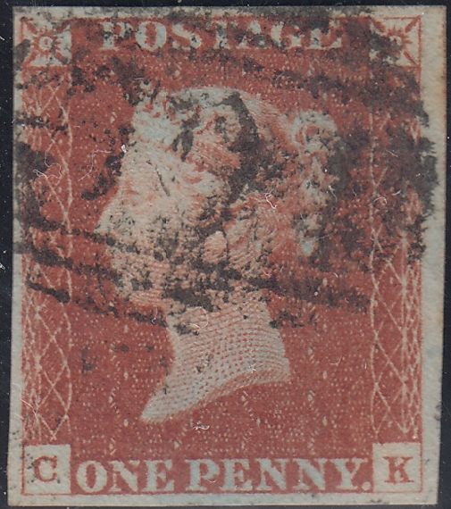150351 1846 1D PL.65 (SG8)(CK) GOOD TO FINE USED.