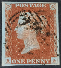 150358 1845 1D PL.62 (SG8)(RA) FINE USED.