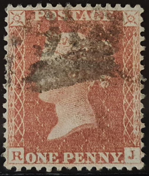 150361 1855 DIE 2 1D PL.6 L.C.14 (SPEC C6)(RJ) GOOD TO FINE USED.