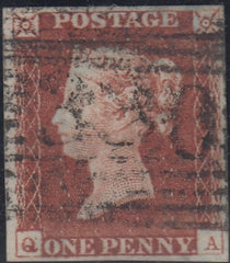 150363 1845 1D PL.58 (SG8) (QA CONSTANT VARIETY).