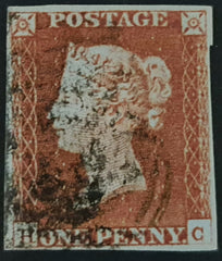 150373 1846 1D PL.67 (SG8)(HC) GOOD USED.