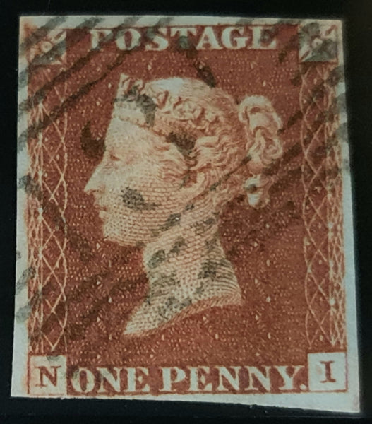 150375 1846 1D PL.67 (SG8)(NI) GOOD USED.