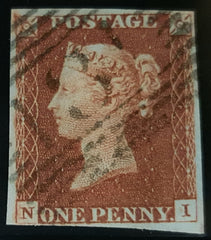 150375 1846 1D PL.67 (SG8)(NI) GOOD USED.