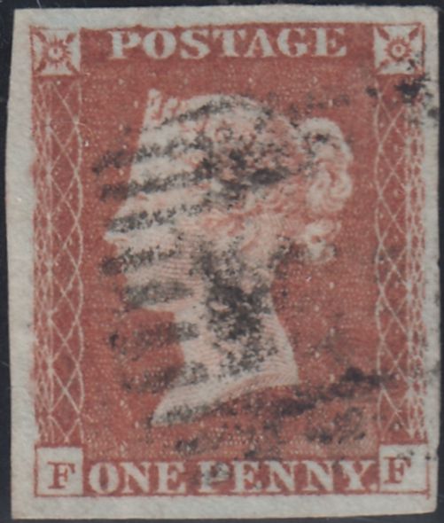 150380 1846 1D PL.67 (SG8)(FF) GOOD USED.